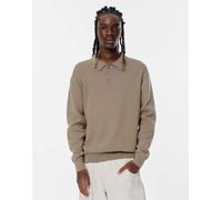 Pull&Bear - Polo a maniche lunghe ocra-Marrone XS