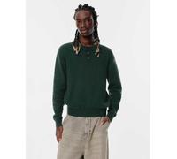 Pull&Bear - Polo a maniche lunghe verde scuro S