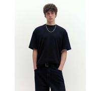 Pull&Bear Premium - T-shirt a maniche corte nera-Nero XS