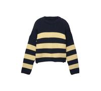 Pull&Bear Pullover blu scuro / giallo chiaro Donna - PROMO - Pullover e cardigan - Maglioni - Pullover a maglia fine Pull&Bear XS