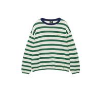 Pull&Bear Pullover 'STWD' verde / bianco Uomo Pull&Bear XL