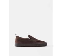 Pull&Bear sneakers casual con cinturino marroni-Marrone 44