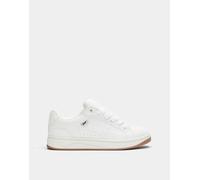 Pull&Bear - Sneakers da skate bianche con suola spessa-Bianco 40