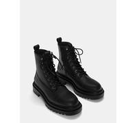 Pull&Bear - Stivali stringati neri-Nero 45