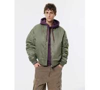 Pull&Bear - STWD - Bomber oversize color kaki-Verde L