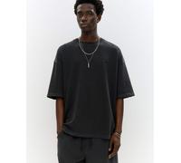 Pull&Bear - STWD - Felpa a maniche corte nera-Nero XS