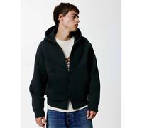 Pull&Bear - STWD - Felpa nera con cappuccio e zip-Nero M
