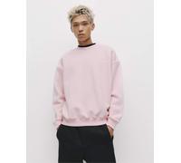 Pull&Bear - STWD - Felpa rosa scollo rotondo S