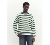 Pull&Bear - Stwd - Maglione verde a righe L