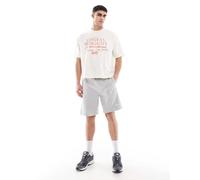 Pull&Bear - STWD - Pantaloncini joggers stile bermuda grigio mélange L