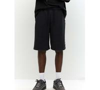 Pull&Bear - STWD - Pantaloncini joggers stile bermuda nero slavato XS