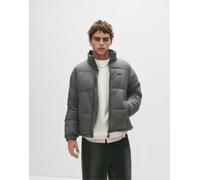 Pull&Bear - Stwd - Piumino grigio antracite con cappuccio XS