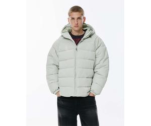 Pull&Bear - Stwd - Piumino grigio pallido con cappuccio M