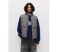 Pull&Bear - STWD - Piumino smanicato grigio M