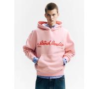 Pull&Bear - STWD Studio - Felpa con cappuccio rosa XS