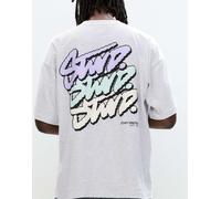 Pull&Bear - STWD - T-shirt a maniche corte mélange pallido-Grigio XS