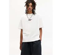 Pull&Bear - STWD - T-shirt bianca con ricamo-Bianco M
