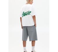 Pull&Bear - STWD - T-shirt bianca in rete-Bianco S