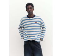 Pull&Bear - STWD - T-shirt blu a righe M
