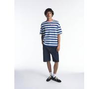 Pull&Bear - STWD - T-shirt blu navy a righe XS