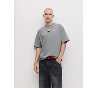 Pull&Bear - STWD - T-shirt blu squadrata XL