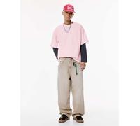 Pull&Bear - STWD - T-shirt rosa con stampa "Off The Radar" XS