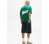 Pull&Bear - STWD - T-shirt verde in rete S