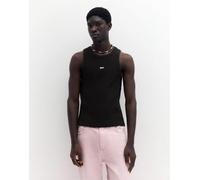 Pull&Bear - Stwd - Top senza maniche nero a nido d'ape XL