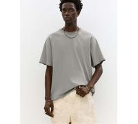 Pull&Bear - T-shirt a maniche corte grigia-Grigio L