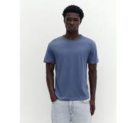Pull&Bear - T-shirt basic slim blu L