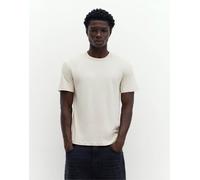 Pull&Bear - T-shirt basic slim color burro-Neutro 2XL