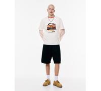 Pull&Bear - T-shirt bianco sporco con stampa "Honda Civic" L