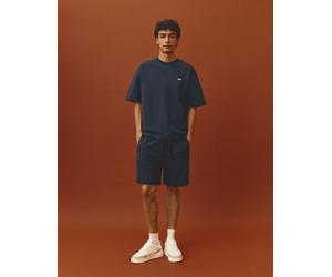Pull&Bear - T-shirt blu pesante a maniche corte L
