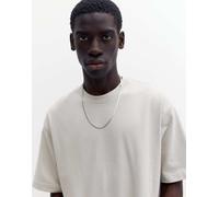 Pull&Bear - T-shirt corta a maniche corte grigia-Grigio L