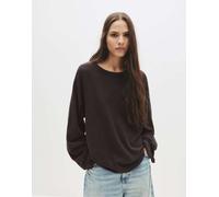 Pull&Bear - T-shirt grigio scuro con maniche raglan lunghe M