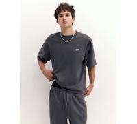 Pull&Bear - T-shirt oversize squadrata grigia con logo Stwd-Grigio 2XL