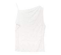 Pull&Bear Top bianco Donna Pull&Bear XS