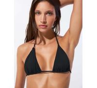 Pull&Bear - Top bikini a triangolo nero XS