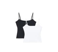 Pull&Bear Top nero / bianco Donna Pull&Bear M