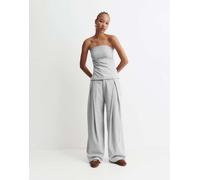 Pull&Bear - Top senza spalline grigio L