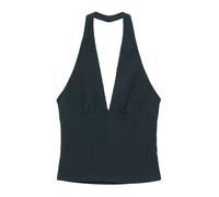 Pull&Bear Top verde scuro Donna Pull&Bear M
