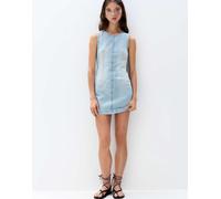 Pull&Bear - Vestito di jeans corto blu medio M