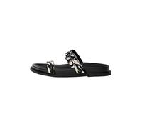 Pull&Bear Zoccoletto écru / nero Donna Pull&Bear 37 écru / nero
