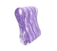Pull Buoy - Supporto galleggiante per gambe e fianchi, per esercizi in acqua, principianti, adulti, viola, bianco, 24 x 8 x 15 cm