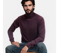 Pull collo dolcevita in cachemire Viola L Tinta unita