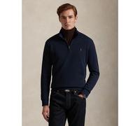 Pull con collo a imbuto a doppia maglia Blu L Tinta unita