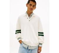 Pull con collo a polo anni '90 Beige XL Tinta unita