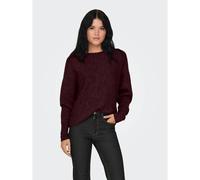 Pull con maniche a pipistrello Rosso XS Tinta unita