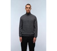 Pull con scollo a zip Ordin Grigio S Tinta unita