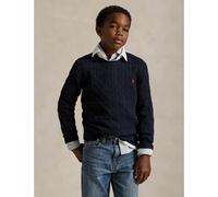 Pull con trecce Blu 8 anni Tinta unita